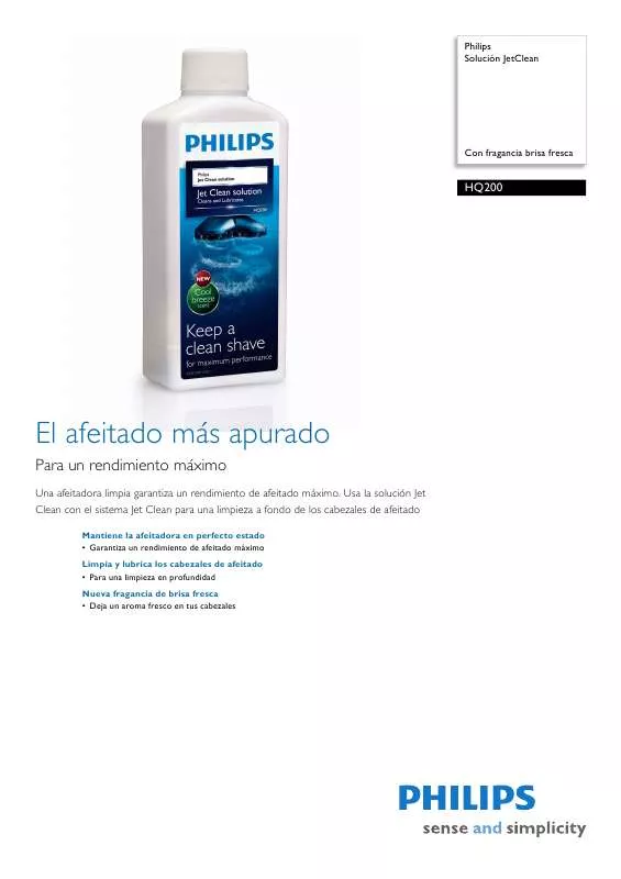 Mode d'emploi PHILIPS HQ200