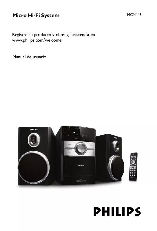 Mode d'emploi PHILIPS MCM 148