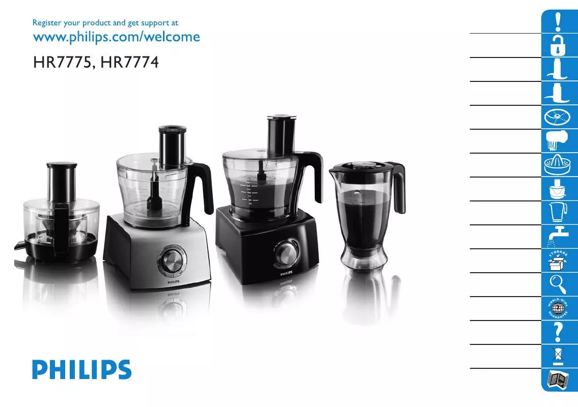 Mode d'emploi PHILIPS HR7775