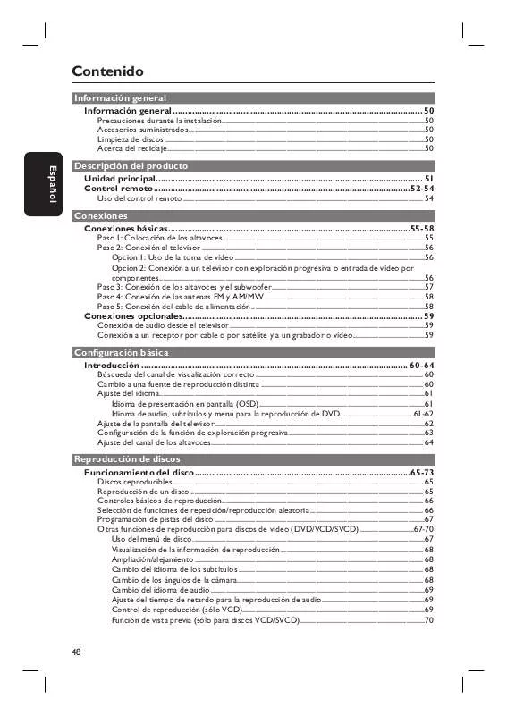 Mode d'emploi PHILIPS HTS3000