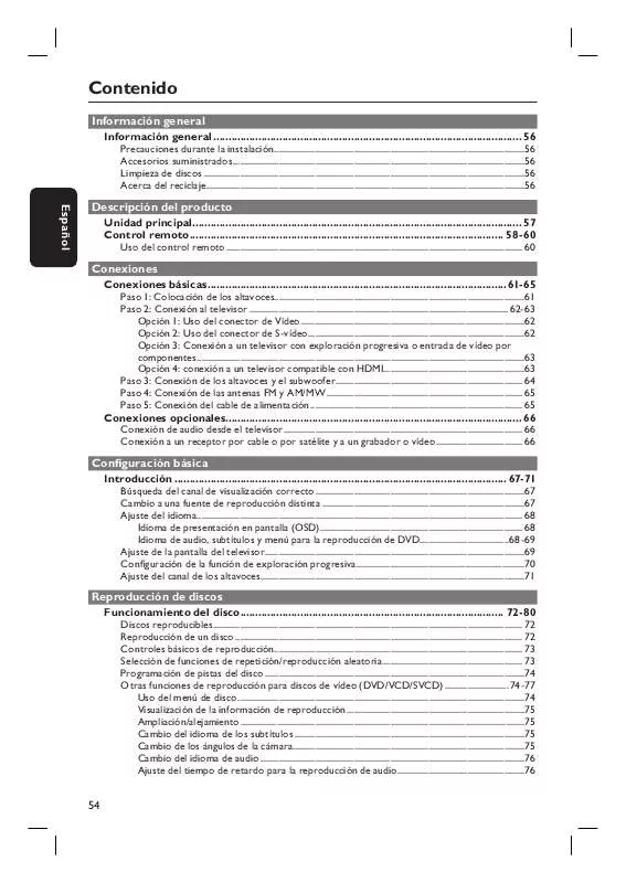 Mode d'emploi PHILIPS HTS3355