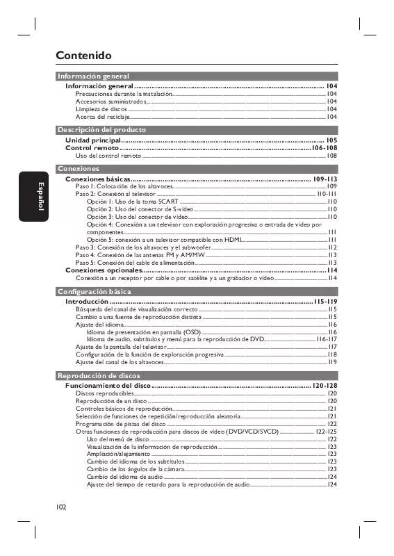 Mode d'emploi PHILIPS HTS3357