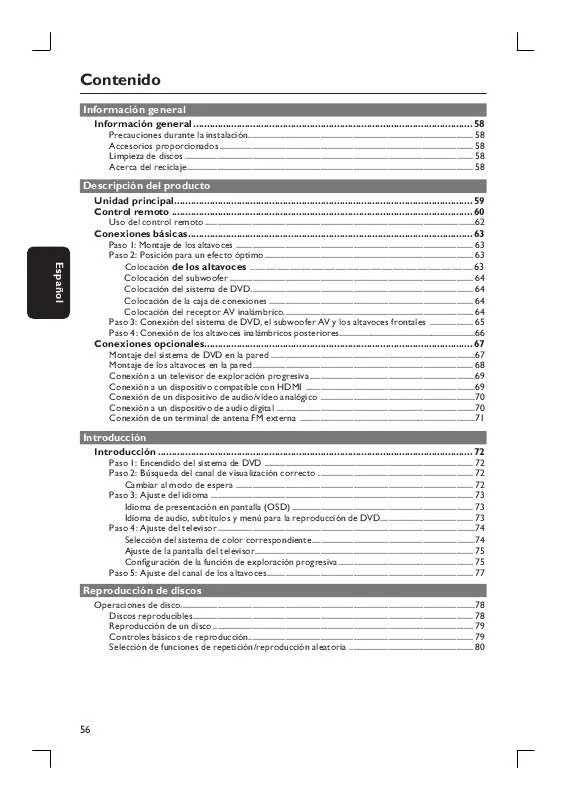 Mode d'emploi PHILIPS HTS9800W