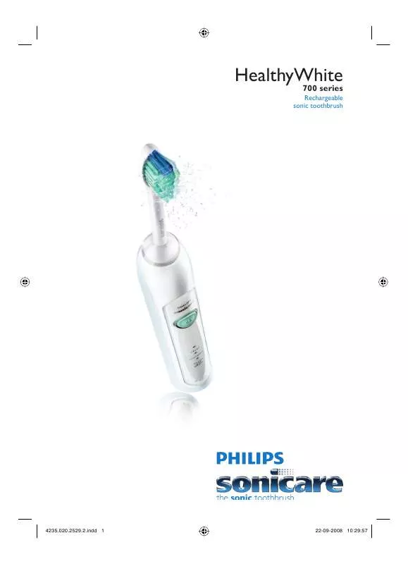 Mode d'emploi PHILIPS HX-6732