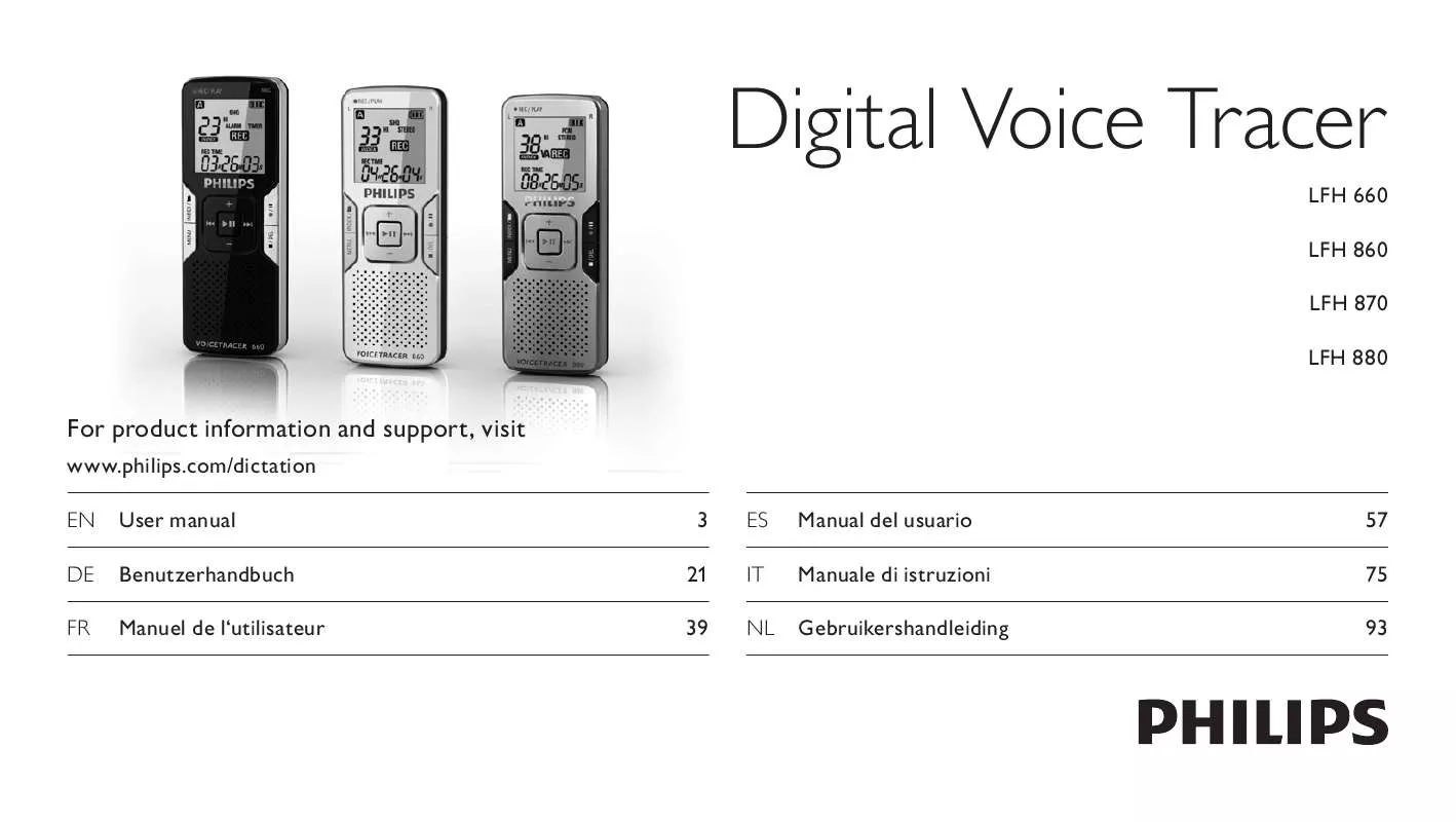 Mode d'emploi PHILIPS LFH0880