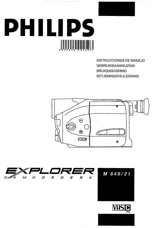 Mode d'emploi PHILIPS M640