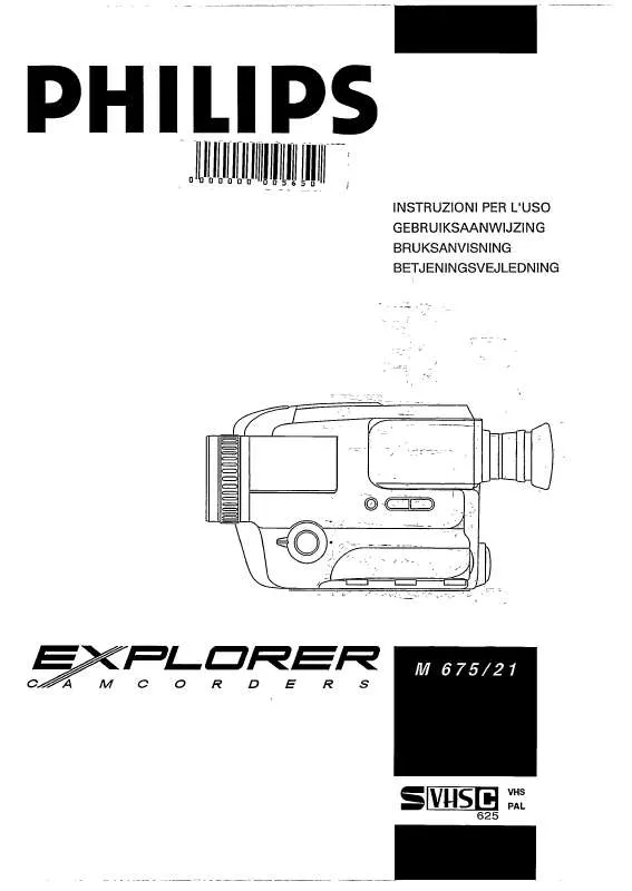 Mode d'emploi PHILIPS M675