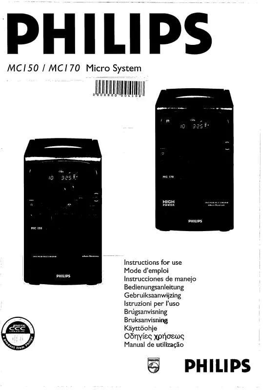 Mode d'emploi PHILIPS MC170