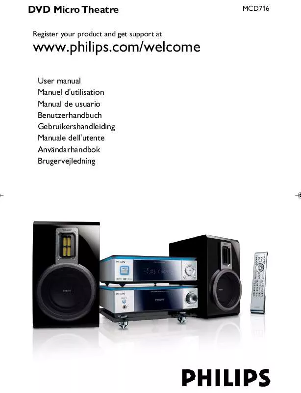 Mode d'emploi PHILIPS MCD716