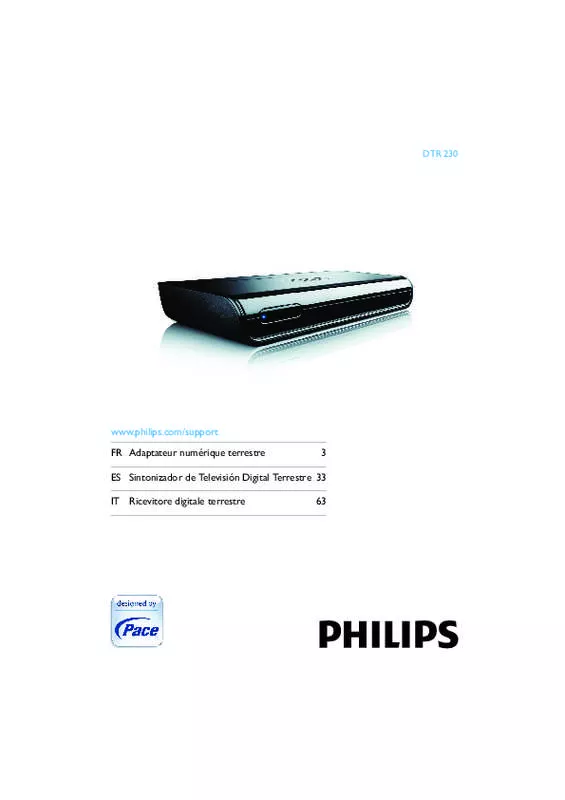 Mode d'emploi PHILIPS PACE