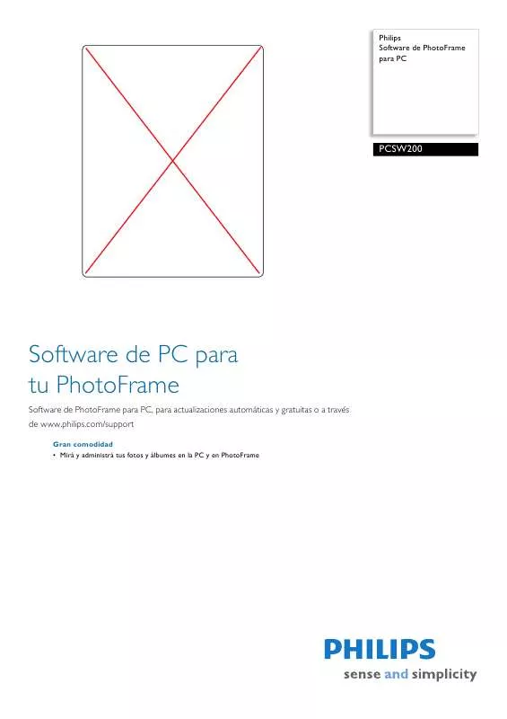 Mode d'emploi PHILIPS PCSW200