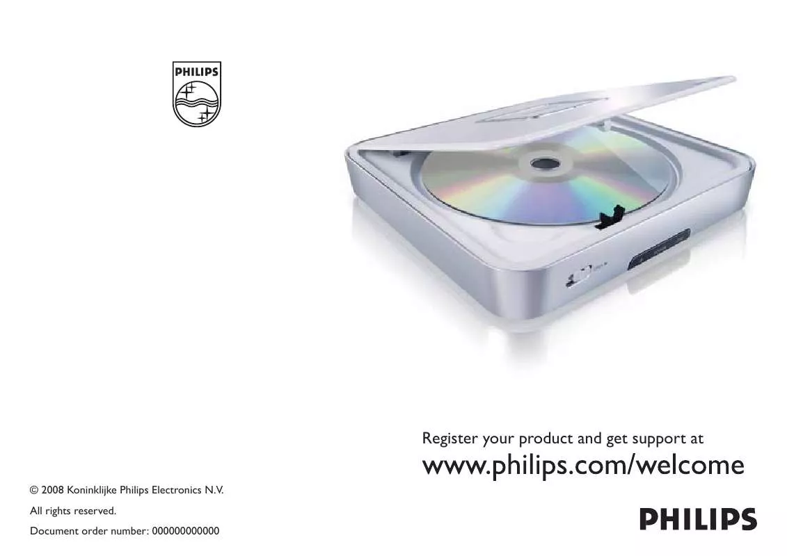 Mode d'emploi PHILIPS PET101