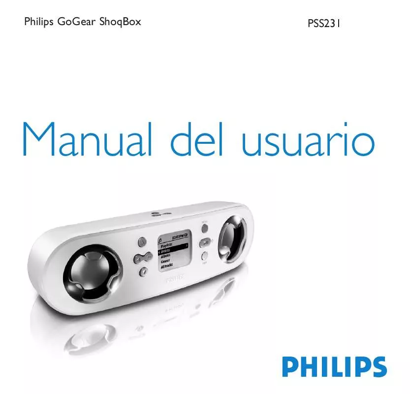 Mode d'emploi PHILIPS PSS231