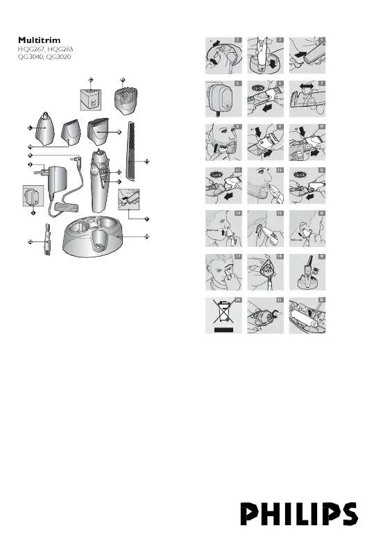 Mode d'emploi PHILIPS QG3040