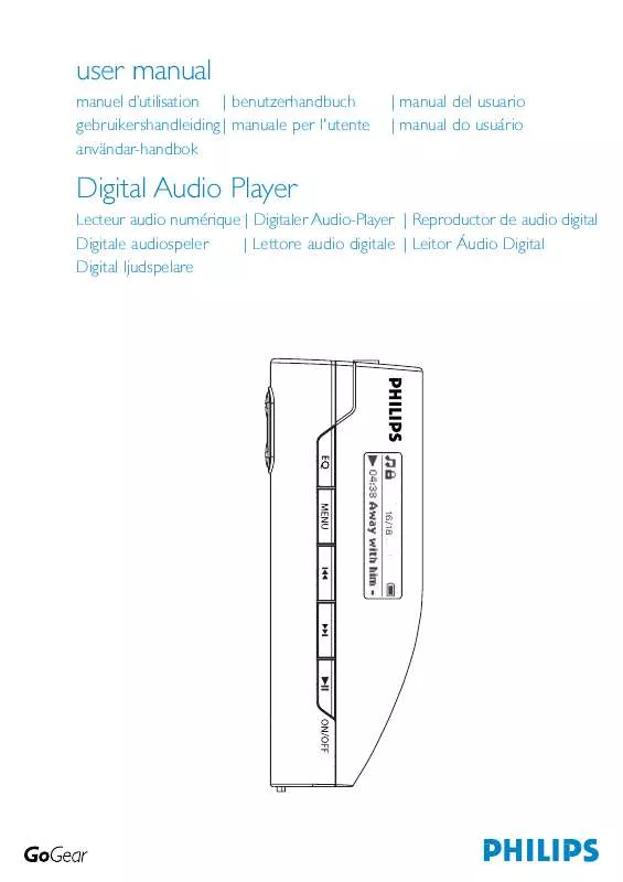 Mode d'emploi PHILIPS SA157