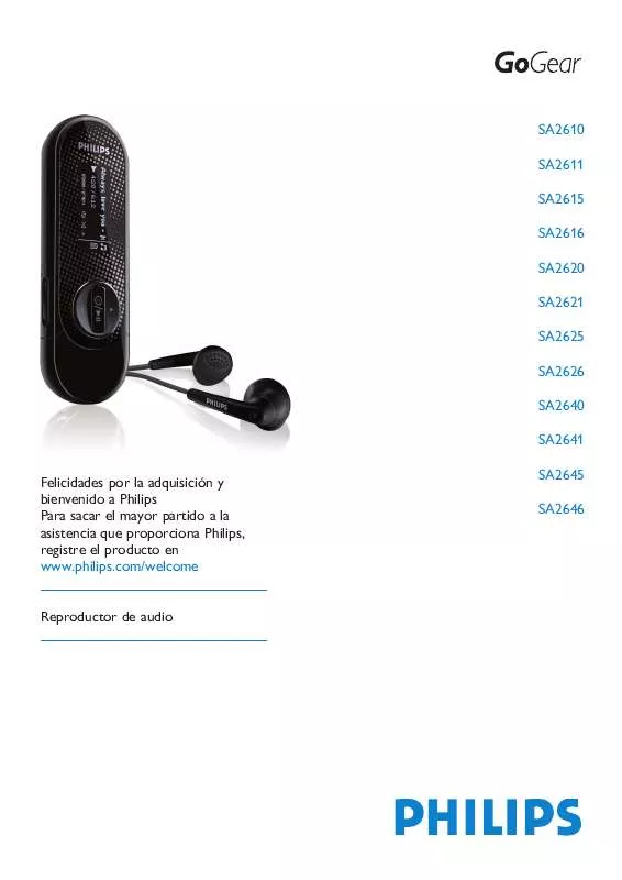 Mode d'emploi PHILIPS SA2615