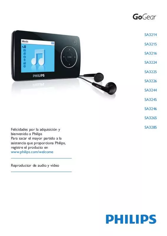 Mode d'emploi PHILIPS SA3225