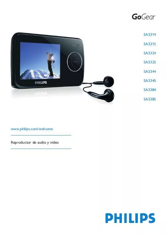 Mode d'emploi PHILIPS SA3325