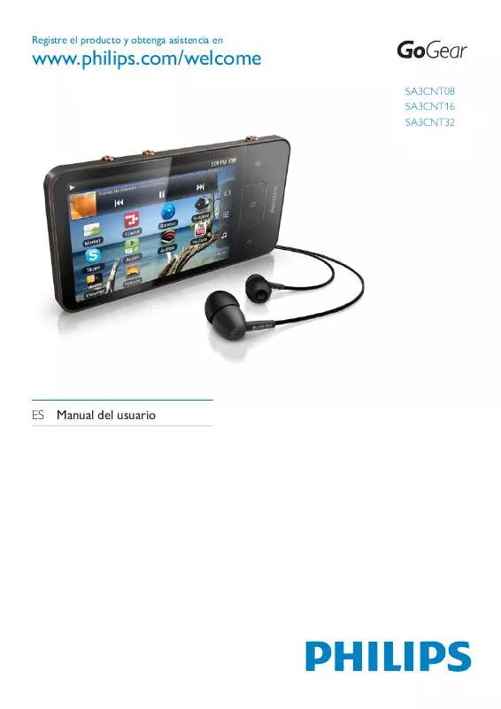 Mode d'emploi PHILIPS SA3CNT08