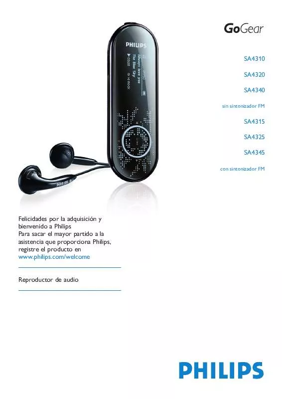 Mode d'emploi PHILIPS SA4315