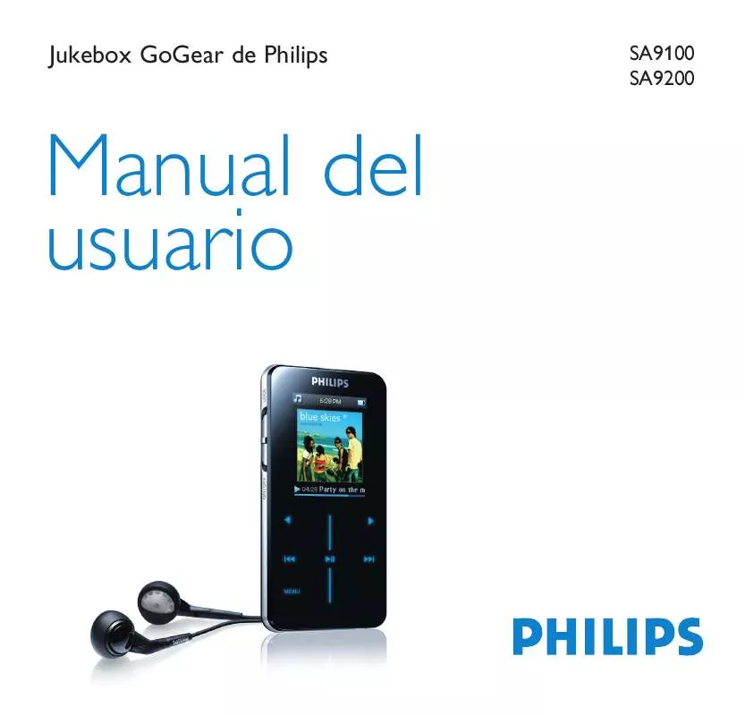 Mode d'emploi PHILIPS SA9100