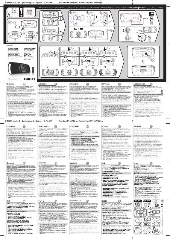 Mode d'emploi PHILIPS SBD8100