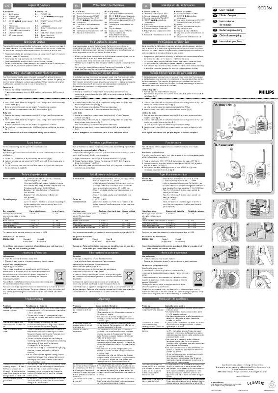 Mode d'emploi PHILIPS SCD361