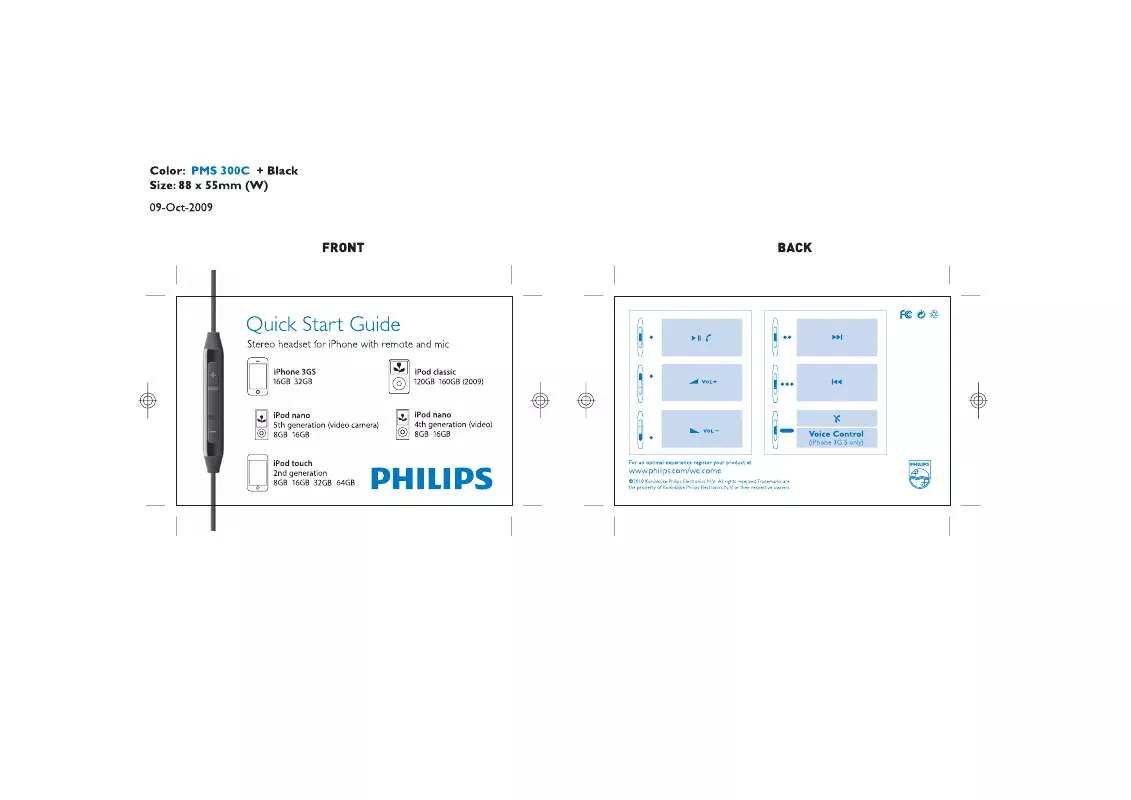 Mode d'emploi PHILIPS SHH4506