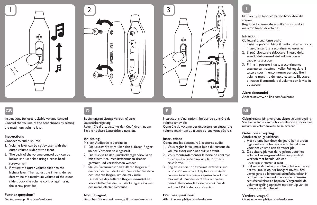 Mode d'emploi PHILIPS SHK3020