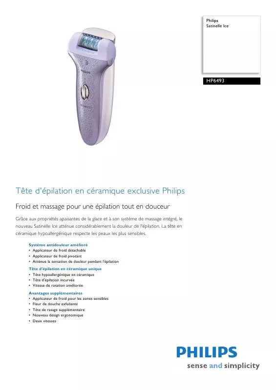 Mode d'emploi PHILIPS SHL-5011