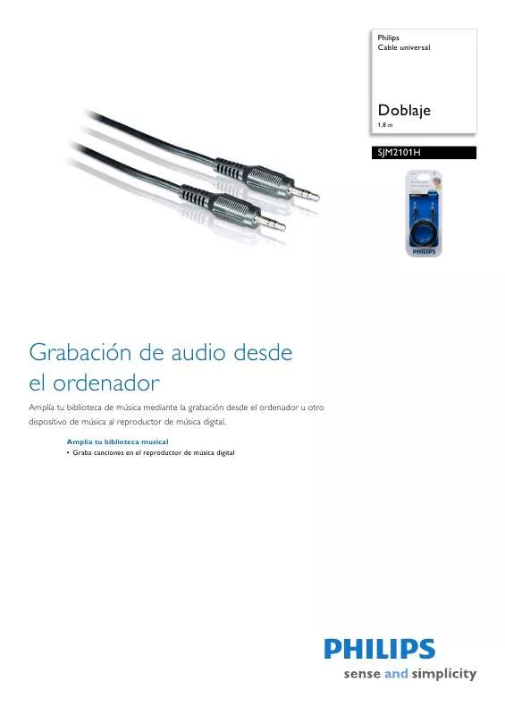 Mode d'emploi PHILIPS SJM2101H