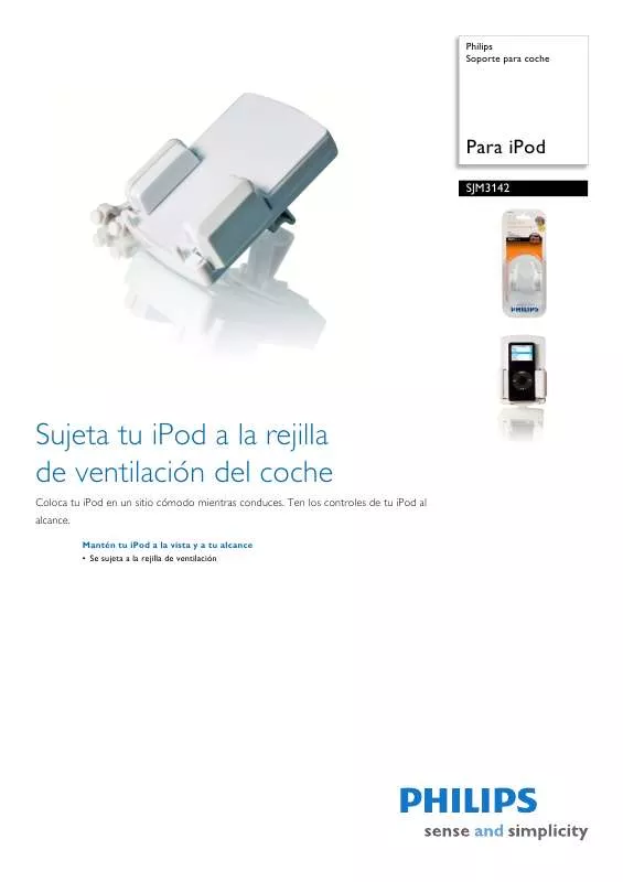 Mode d'emploi PHILIPS SJM3142