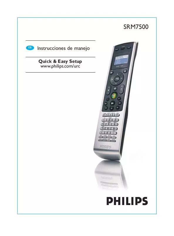 Mode d'emploi PHILIPS SRM7500