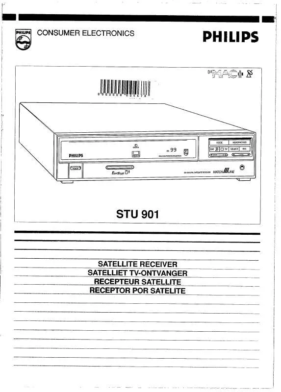 Mode d'emploi PHILIPS STU901/25R