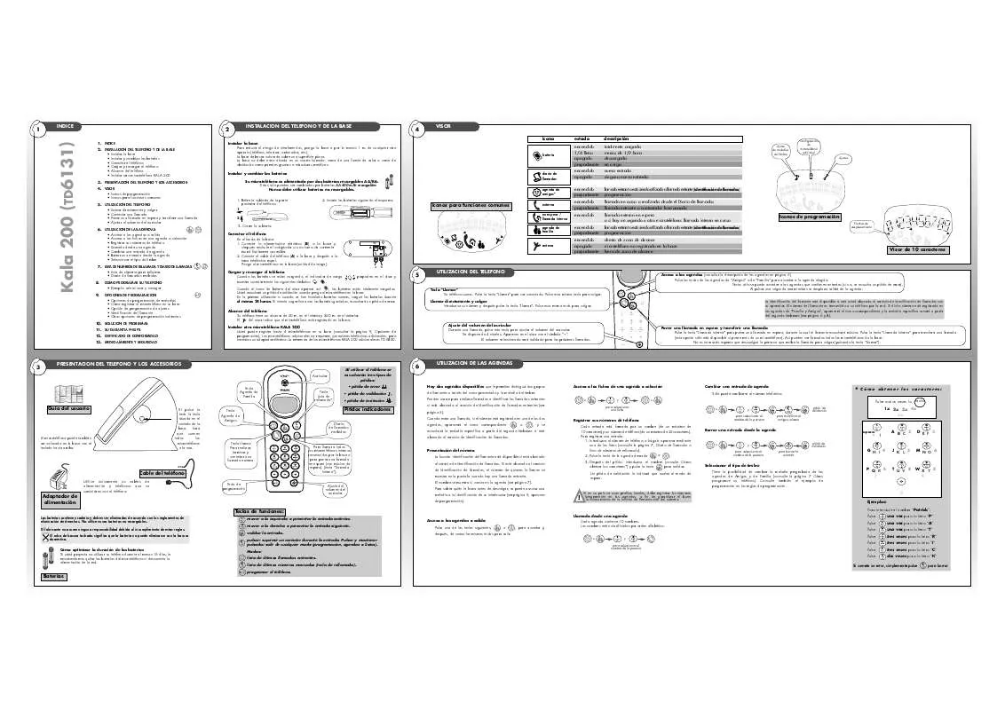 Mode d'emploi PHILIPS TD6131/BB051P