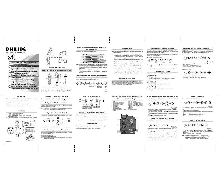 Mode d'emploi PHILIPS TD9473