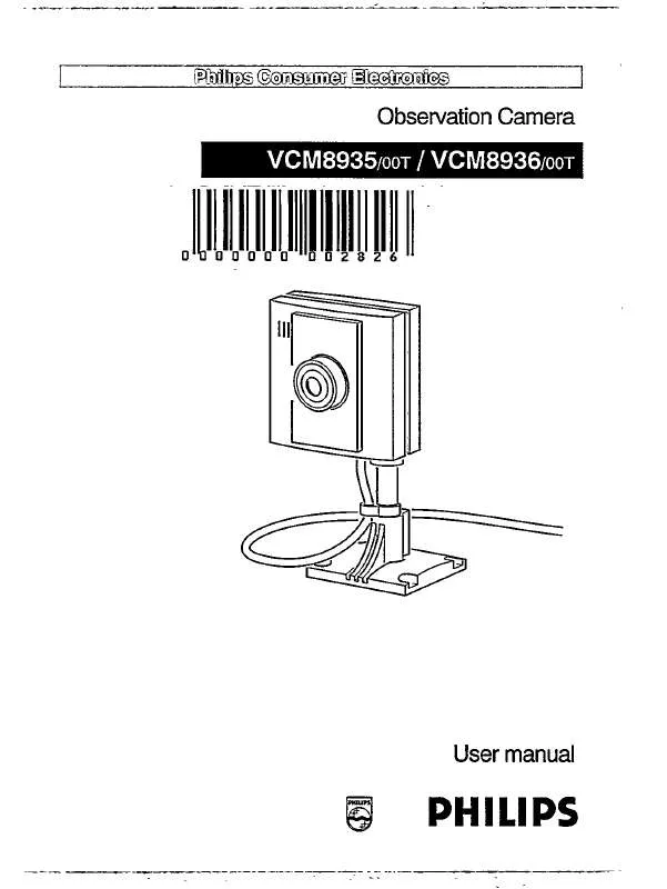 Mode d'emploi PHILIPS VCM8935