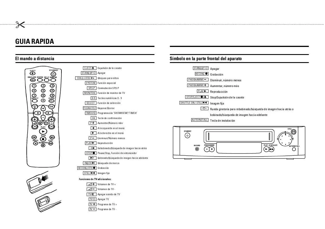 Mode d'emploi PHILIPS VR287