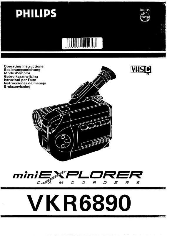 Mode d'emploi PHILIPS VRK6890