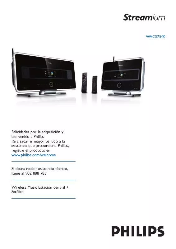 Mode d'emploi PHILIPS WAS7500