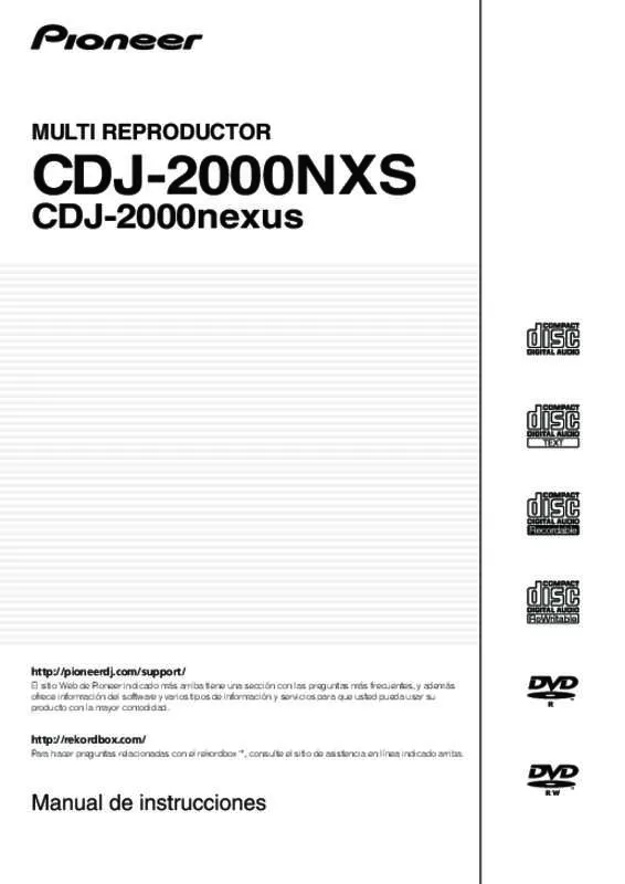 Mode d'emploi PIONEER CDJ-2000NXS