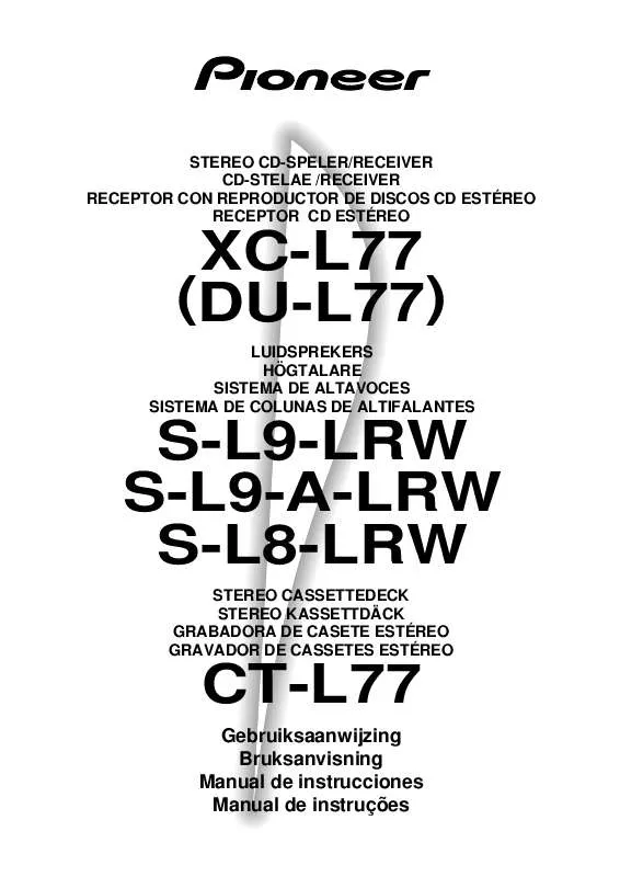 Mode d'emploi PIONEER S-L9-A-LRW
S-L9-LRW