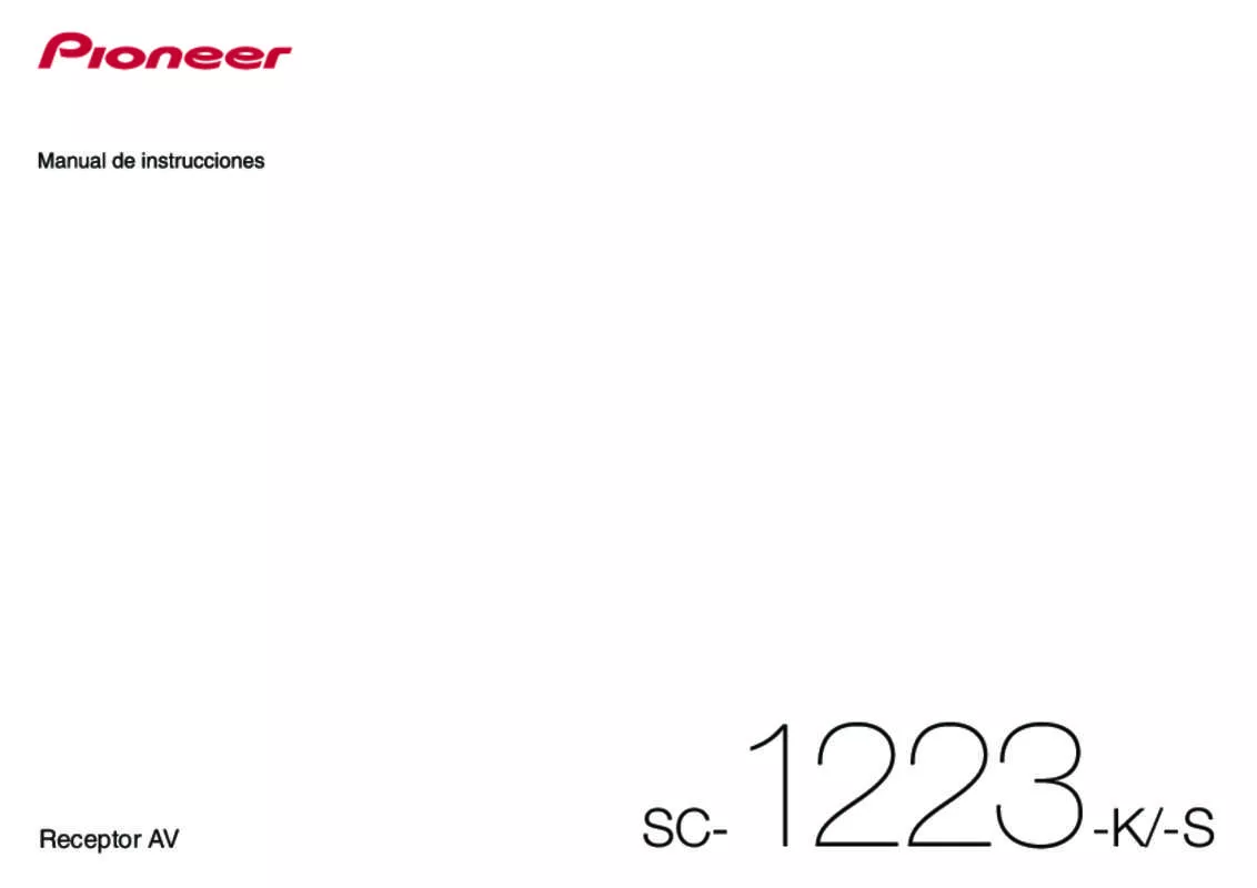 Mode d'emploi PIONEER SC-1223-S