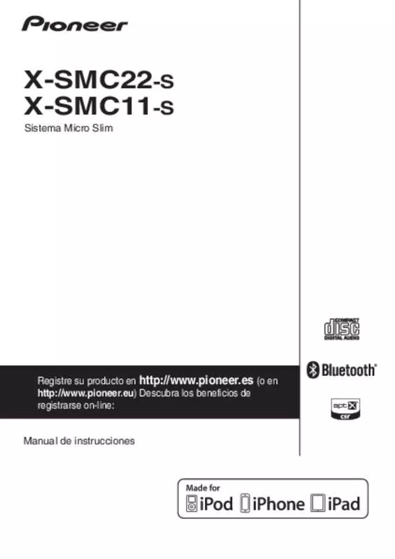 Mode d'emploi PIONEER X-SMC11-S