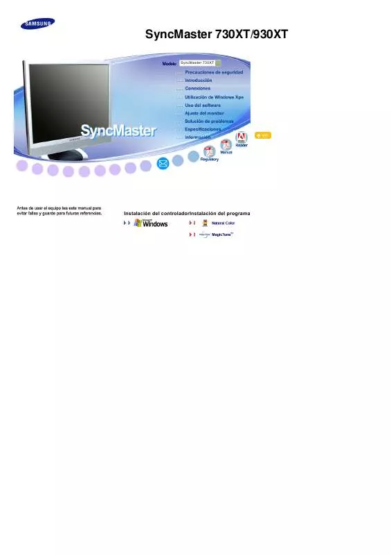 Mode d'emploi SAMSUNG SYNCMASTER 400MX