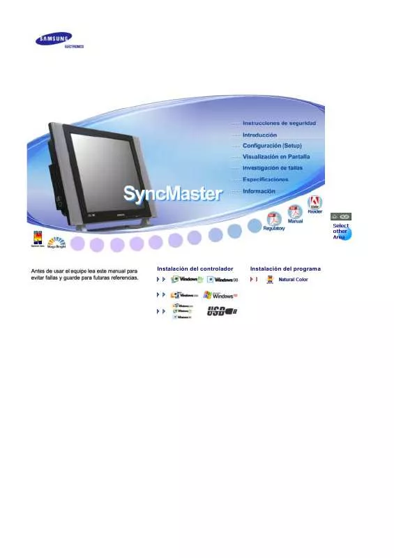 Mode d'emploi SAMSUNG SYNCMASTER 730MP