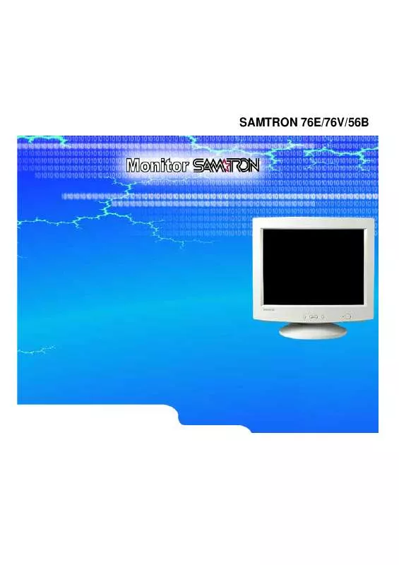 Mode d'emploi SAMSUNG SYNCMASTER 76V