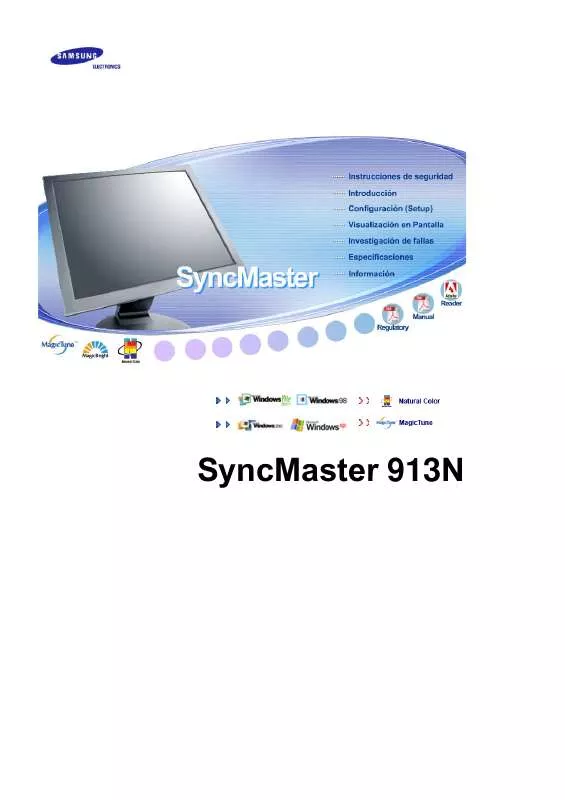 Mode d'emploi SAMSUNG SYNCMASTER 913N