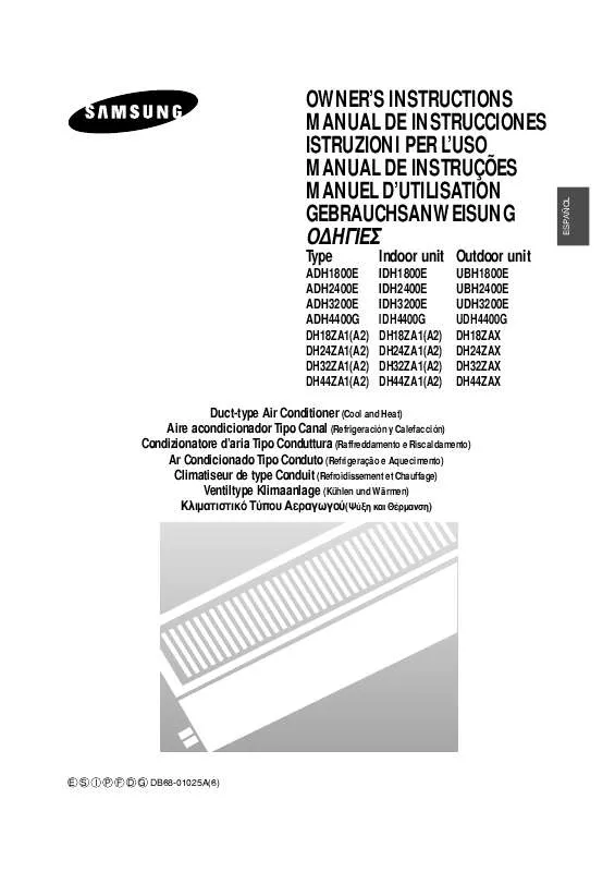 Mode d'emploi SAMSUNG ADH2400E