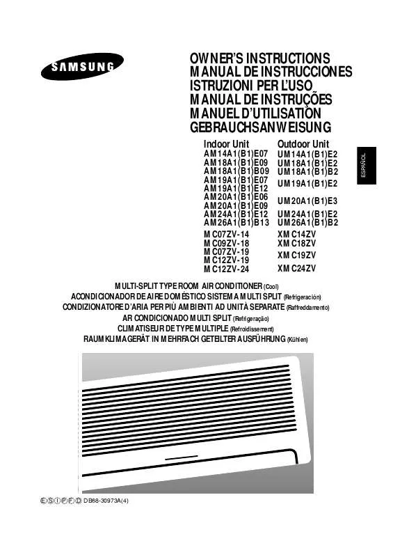 Mode d'emploi SAMSUNG AM18A1B2